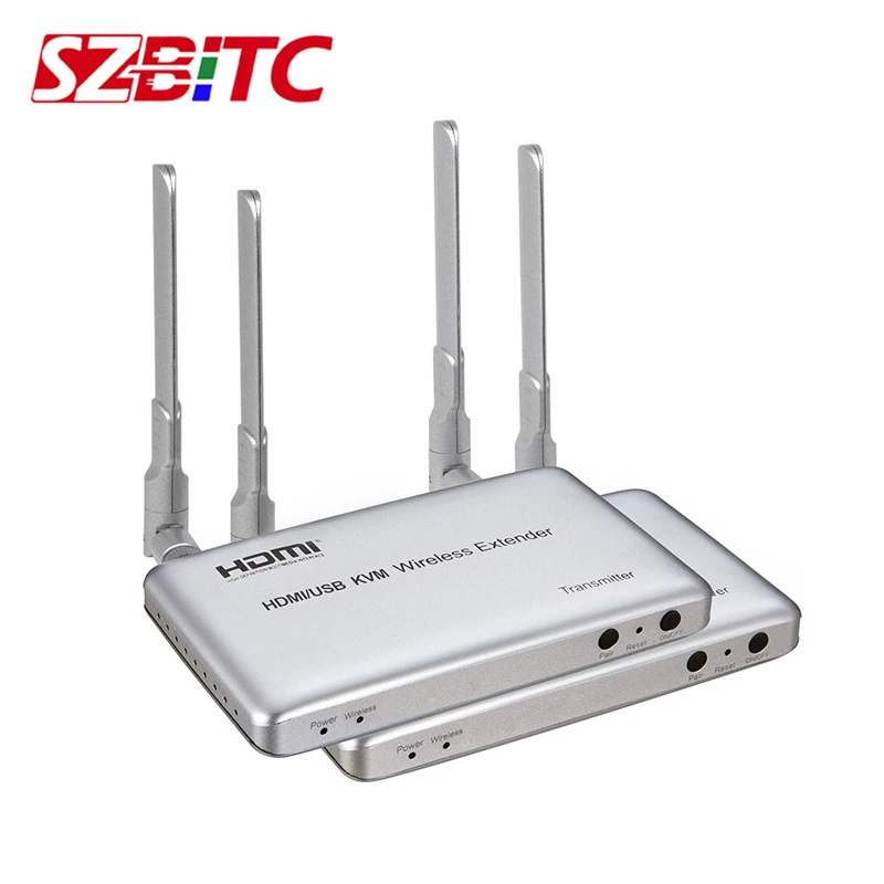 Беспроводной удлинитель SZBITC HDMI KVM, 50 м, 1080P, аудио-и видеоудлинитель 2,4G, ресивер-передатчик USB, клавиатура, мышь, ПК на телевизор
Беспроводной удлинитель SZBITC HDMI KVM, 50 м, 1080P, аудио-и видеоудлинитель 2,4G, ресивер-передатчик USB, клавиатура, мышь, ПК на телевизор