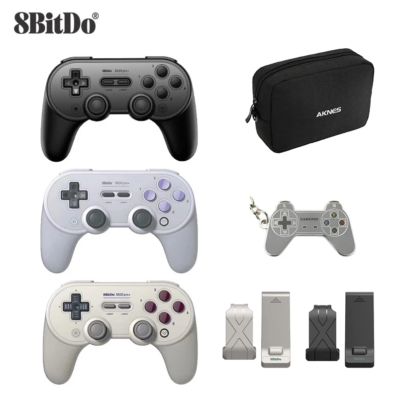 8BitDo SN30 PRO+ Wireless Bluetooth Gamepad USB Game Controller with Joystick For Windows Android macOS For Nintend Switch
8BitDo SN30 PRO+ Wireless Bluetooth Gamepad USB Game Controller with Joystick For Windows Android macOS For Nintend Switch