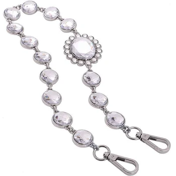 Rhinestone chain handle handbag pendant Imitation diamond Bag Strap women Shoulder bag shoulder strap decoration Bag accessories 
Rhinestone chain handle handbag pendant Imitation diamond Bag Strap women Shoulder bag shoulder strap decoration Bag accessories
