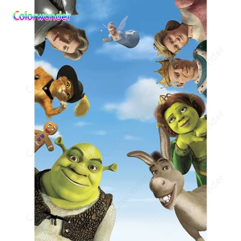 Shrek Donkey Photography Backdrop Blue Sky Baby Shower Children Birthday Party Photo Background Vinyl Photo Booth Props
Shrek Donkey Photography Backdrop Blue Sky Baby Shower Children Birthday Party Photo Background Vinyl Photo Booth Props