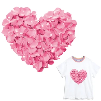 Pink Rose Heart Patch Iron On Transfers Thermo Stickers Heat Transfer Vinyl Sticker Applique For Garment Cloth Stripes Print DIY
Pink Rose Heart Patch Iron On Transfers Thermo Stickers Heat Transfer Vinyl Sticker Applique For Garment Cloth Stripes Print DIY