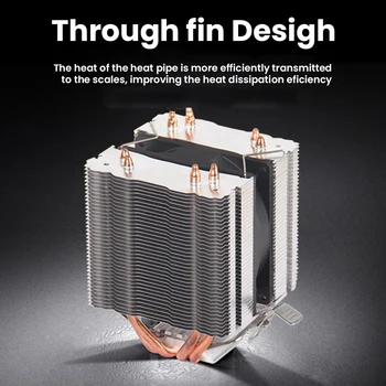 4 Heat Pipe CPU FAN COOLER INTEL LGA 2011 1366 1150 1151 1155 1156 Heatsink 4pin High Quality
4 Heat Pipe CPU FAN COOLER INTEL LGA 2011 1366 1150 1151 1155 1156 Heatsink 4pin High Quality