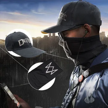 

Watch Dogs Aiden Pearce Half Face MASK Windproof Neck Warmer Game Cosplay Scarf Costume Cos Party Halloween Mask Drop Shipping