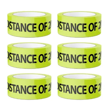 6Pcs Yellow Social Distancing Stickers Tape Please Keep A Safe Distance of 2 Meters Safety Tape Protective Warning Tape
6Pcs Yellow Social Distancing Stickers Tape Please Keep A Safe Distance of 2 Meters Safety Tape Protective Warning Tape