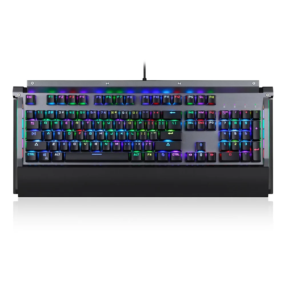 RGB Mechanical Keyboard 104 Keys USB 2.0 Kailh Box Switch Wired Fast Response Speed FKU66
RGB Mechanical Keyboard 104 Keys USB 2.0 Kailh Box Switch Wired Fast Response Speed FKU66