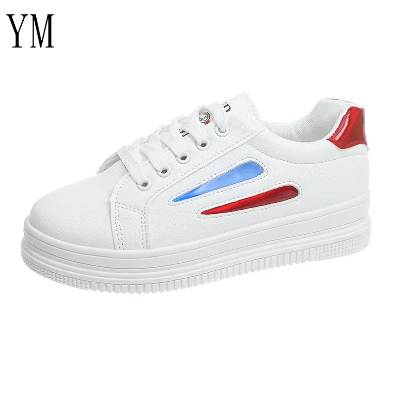 Hot sale Women Casual Shoes 2019 New Women Sneakers Breathable PU Leather Platform Lace-up White Women Shoes Soft Footwears
Hot sale Women Casual Shoes 2019 New Women Sneakers Breathable PU Leather Platform Lace-up White Women Shoes Soft Footwears