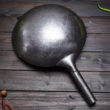 manual Cast Iron Wok Cooking Pot No Coating Traditional Handmade Wok Old-fashioned Iron Deep Frypan Cookware Kitchen Pot
manual Cast Iron Wok Cooking Pot No Coating Traditional Handmade Wok Old-fashioned Iron Deep Frypan Cookware Kitchen Pot