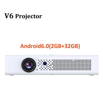 V6 DLP Portable Intelligent Projector MStar6A648 Android6.0 4K H.265 1280*800 2G 32G BT4.0 2.4G 5G WIFI 3800Lumen Mini Projector
V6 DLP Portable Intelligent Projector MStar6A648 Android6.0 4K H.265 1280*800 2G 32G BT4.0 2.4G 5G WIFI 3800Lumen Mini Projector