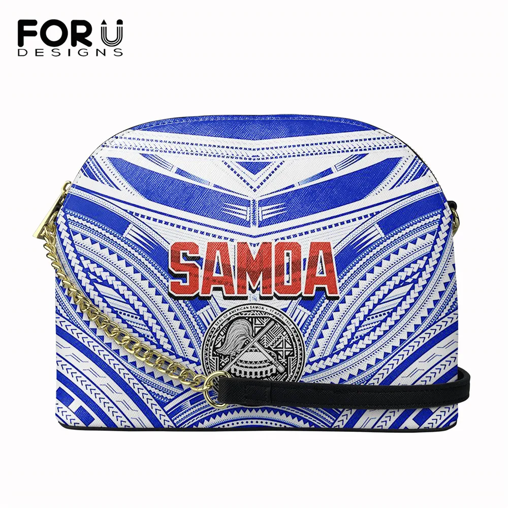 FORUDESIGNS Brand Designer Luxury Shell Bag American Samoa Pattern Ladies Mini Pu Leather Messenger Bag Tote Bag With Zipper New
FORUDESIGNS Brand Designer Luxury Shell Bag American Samoa Pattern Ladies Mini Pu Leather Messenger Bag Tote Bag With Zipper New