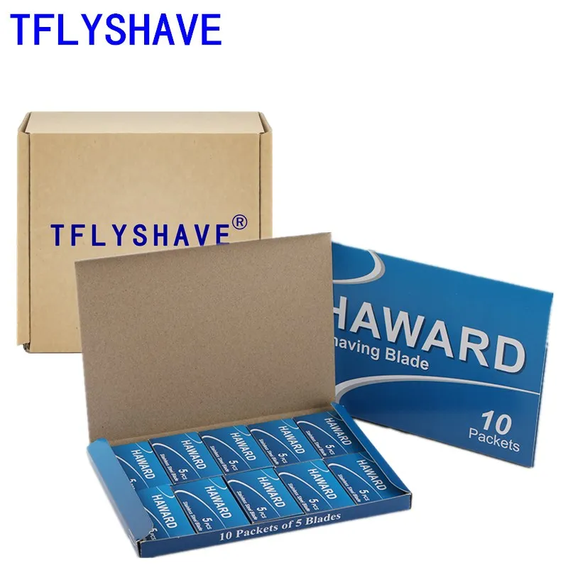 TFLYSHAVE Men Shaving Blade 100pieces Double Edge Safety Razor Blades For Shaving & Women Hair Removal Titanium Blades
TFLYSHAVE Men Shaving Blade 100pieces Double Edge Safety Razor Blades For Shaving & Women Hair Removal Titanium Blades