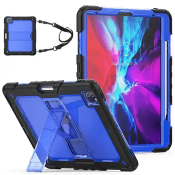 Kids Safe Shockproof Tablet Protective shell For IPad Pro 12.9 Inch 2020 with Pencil Holder + Hand Strap Stand Cover Coque+pen 
Kids Safe Shockproof Tablet Protective shell For IPad Pro 12.9 Inch 2020 with Pencil Holder + Hand Strap Stand Cover Coque+pen