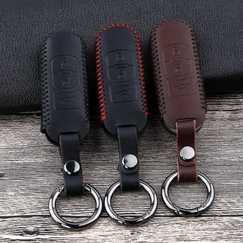Leather Car Key Case Cover For Mazda 2 3 5 6 CX-3 CX-4 CX-5 CX5 CX-7 CX-9 CX9 Atenza Axela Demio MX5 M2 M3 M5 M6 2017 2018 2019
Leather Car Key Case Cover For Mazda 2 3 5 6 CX-3 CX-4 CX-5 CX5 CX-7 CX-9 CX9 Atenza Axela Demio MX5 M2 M3 M5 M6 2017 2018 2019