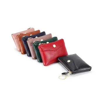 Fashion men leather new multifunctional coin purse coin purse ladies leather solid color zipper short mini key bag card bag
Fashion men leather new multifunctional coin purse coin purse ladies leather solid color zipper short mini key bag card bag