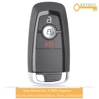 KEYECU Keyless Entry Smart Remote Car Key for Ford Edge Ecosport Explorer F-150 F250 F350 Fusion, Fob 315MHz - M3N-A2C93142300
KEYECU Keyless Entry Smart Remote Car Key for Ford Edge Ecosport Explorer F-150 F250 F350 Fusion, Fob 315MHz - M3N-A2C93142300