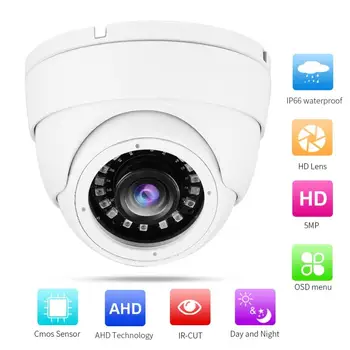 4-in-1 Analog TVI/AHD/CVI/CVBS Outdoor CCTV DVR Dome IR Camera HD PAL System DVR Camera
4-in-1 Analog TVI/AHD/CVI/CVBS Outdoor CCTV DVR Dome IR Camera HD PAL System DVR Camera