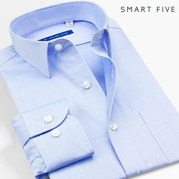Smartfive Solid Color Dark Lines Positive Pack Shirt All Cotton Free Hot Twill Slim Fit Male Long Sleeve Shirt Occupation 
Smartfive Solid Color Dark Lines Positive Pack Shirt All Cotton Free Hot Twill Slim Fit Male Long Sleeve Shirt Occupation