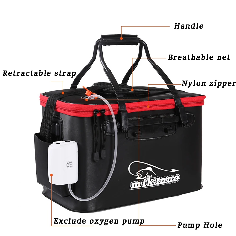 35-50cm EVA Live Fishing Box Multifunctional Folding Fishing Bucket Tank Bucket Camping Outdoor Fishing Bag Tackle Fish Box
35-50cm EVA Live Fishing Box Multifunctional Folding Fishing Bucket Tank Bucket Camping Outdoor Fishing Bag Tackle Fish Box