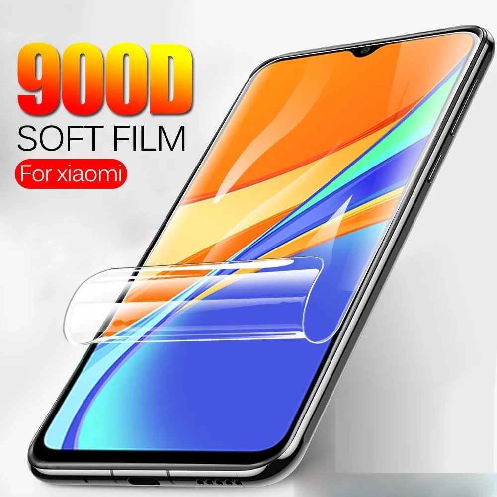 

For Xiaomi Redmi Note 9S Pro Max Front Hydrogel Film Screen Protector Ultra Thin Explosion-proof HD Protective Film Not Glass