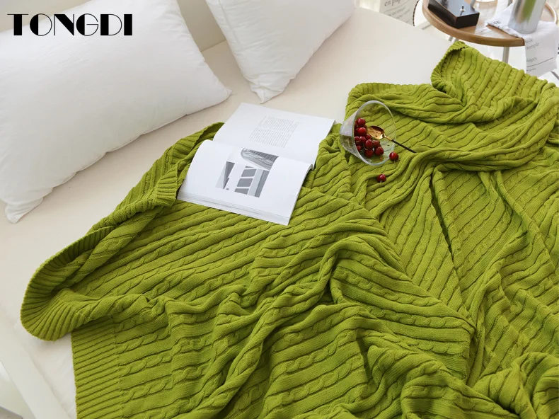 TONGDI Soft Warm Popular Fashionable Fringed Knitting Wool Blanket Pretty Gift Luxury Decor For All Season Handmade Sleeping
TONGDI Soft Warm Popular Fashionable Fringed Knitting Wool Blanket Pretty Gift Luxury Decor For All Season Handmade Sleeping