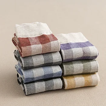 Socks Autumn New Checkered Retro Cotton Socks Crew Comfortable Color England Style Fashion Elastic Plaid Socks Women
Socks Autumn New Checkered Retro Cotton Socks Crew Comfortable Color England Style Fashion Elastic Plaid Socks Women