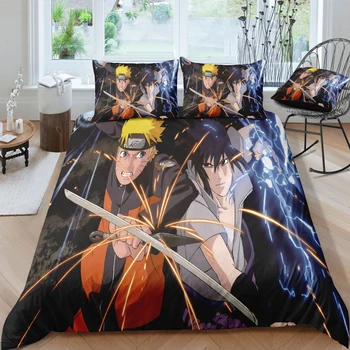 High Quality 3D Printed Duvet Cover with Pillow Cover Bedding Set Anime Dragon Ball/Naruto Bed Set for Kids Adults Bedroom Decor
High Quality 3D Printed Duvet Cover with Pillow Cover Bedding Set Anime Dragon Ball/Naruto Bed Set for Kids Adults Bedroom Decor
