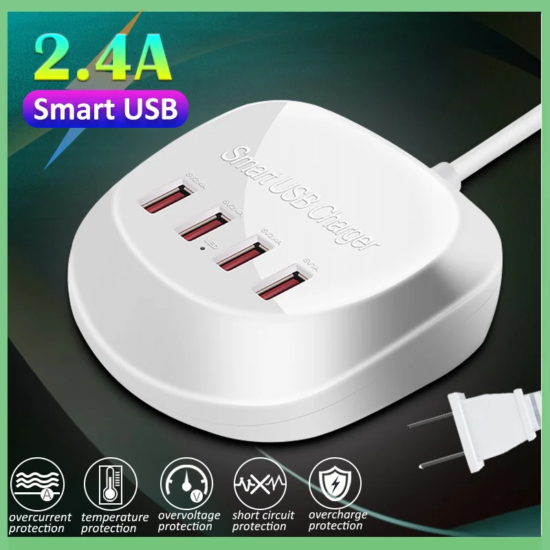 desktop smart cheaper USB Charger Adapter For iPhone X XR 7 for Xiaomi S10 Plus Phone 4 Ports US Plug Desktop Charging Station
desktop smart cheaper USB Charger Adapter For iPhone X XR 7 for Xiaomi S10 Plus Phone 4 Ports US Plug Desktop Charging Station