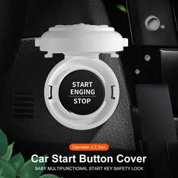 Universal Car Start Button Cover White Anti-scratch ABS Auto Engine Key Less Start Stop Switch Protective Cap Button Decoration
Universal Car Start Button Cover White Anti-scratch ABS Auto Engine Key Less Start Stop Switch Protective Cap Button Decoration