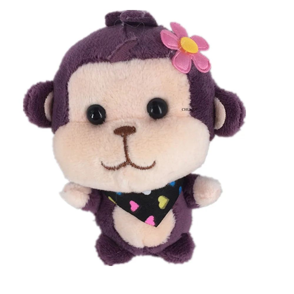 Фото Свадебный букет плюшевая игрушка маленькая обезьянка мягкая кукла-животное |