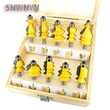 10pcs 8mm Shank Architectural Molding Handrail Router Bits Set Face Mill Casing Base CNC Line Woodworking Cutters Tool
10pcs 8mm Shank Architectural Molding Handrail Router Bits Set Face Mill Casing Base CNC Line Woodworking Cutters Tool