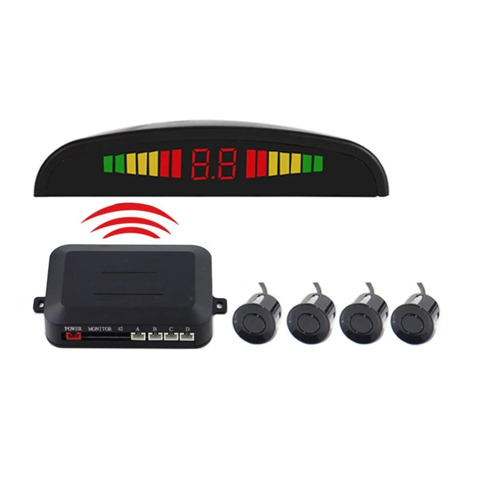 12V Car Auto Parktronic LED Parking Sensor with 4 Sensors Reverse Backup Car Parking Radar Monitor Detector System Display
12V Car Auto Parktronic LED Parking Sensor with 4 Sensors Reverse Backup Car Parking Radar Monitor Detector System Display