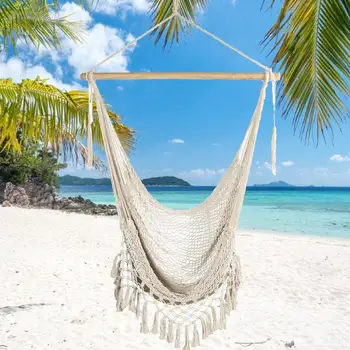 Nordic Style Hammock Outdoor Indoor Garden Dormitory Bedroom Hanging Chair For Child Adult Swinging Single Safety Chair
Nordic Style Hammock Outdoor Indoor Garden Dormitory Bedroom Hanging Chair For Child Adult Swinging Single Safety Chair