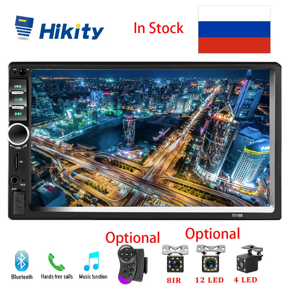 Автомагнитола Hikity 7018B 2 din 7 " Mirror link стерео Bluetooth FM аудио MP5 плеер | Автомобили и