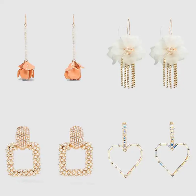 JJFOUCS ZA Long Flower Drop Earrings Boho Maxi Crystal Drop Dangle Statement Earrings for Women Pary Gifts Trendy Jewelry Bijoux
JJFOUCS ZA Long Flower Drop Earrings Boho Maxi Crystal Drop Dangle Statement Earrings for Women Pary Gifts Trendy Jewelry Bijoux