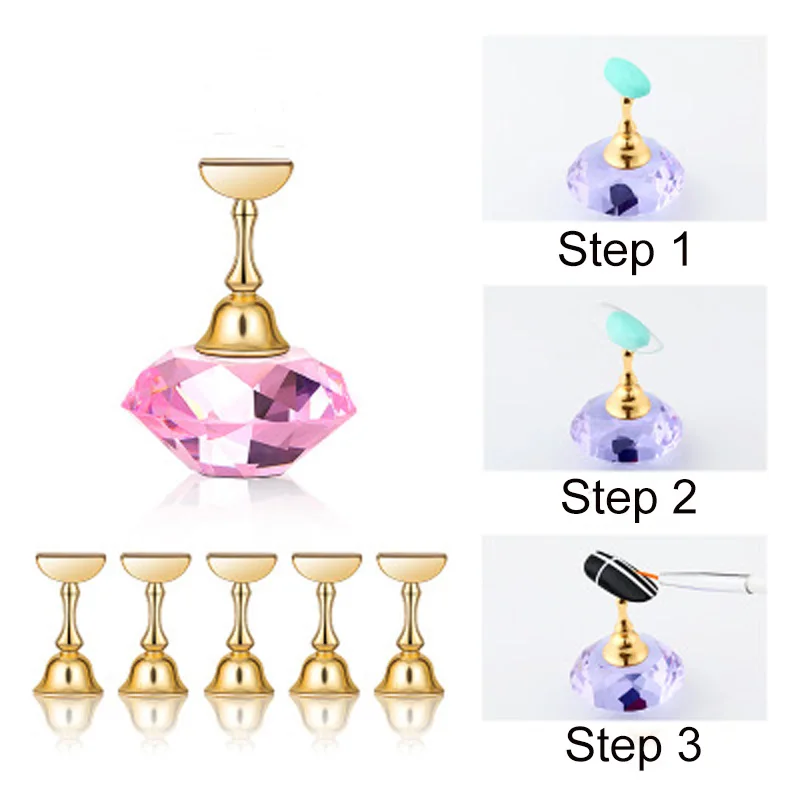6pcs Salon Crystal False Nail Tips Holder Display Magnetic Alloy Practice Stand Board Fake Nails Extension Manicure Accessories
6pcs Salon Crystal False Nail Tips Holder Display Magnetic Alloy Practice Stand Board Fake Nails Extension Manicure Accessories
