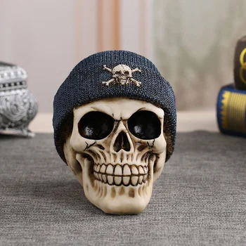 American Wearing Hat Skull Statues Resin Craft Model Store Home Decorations Sculptures Halloween Vintage Home Decor Christmas
American Wearing Hat Skull Statues Resin Craft Model Store Home Decorations Sculptures Halloween Vintage Home Decor Christmas