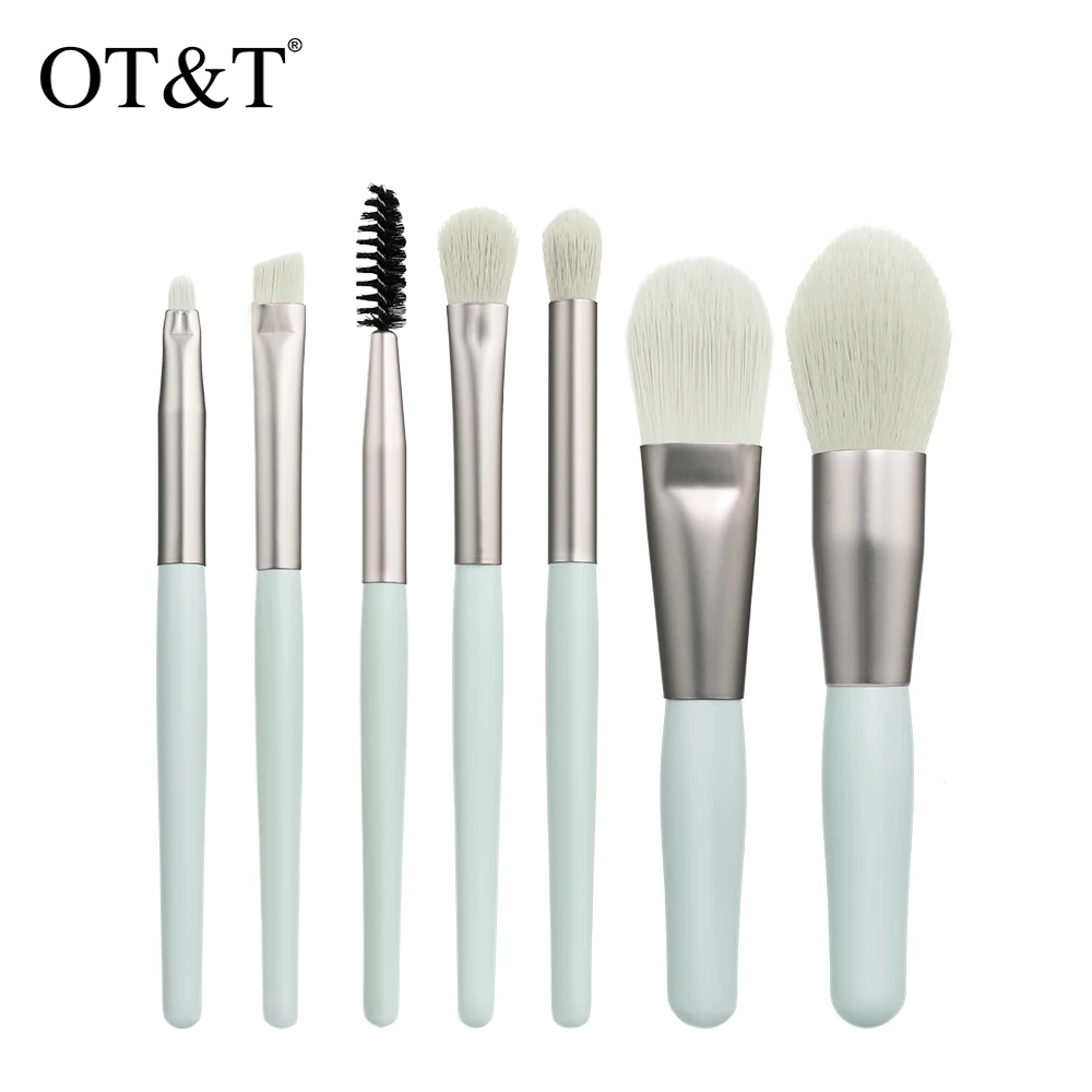 OT&T Makeup Brushes Set Foundation Powder Blush Eyeshadow Concealer Lip Eye Light Gray Makeup Brush Cosmetics Tools
OT&T Makeup Brushes Set Foundation Powder Blush Eyeshadow Concealer Lip Eye Light Gray Makeup Brush Cosmetics Tools