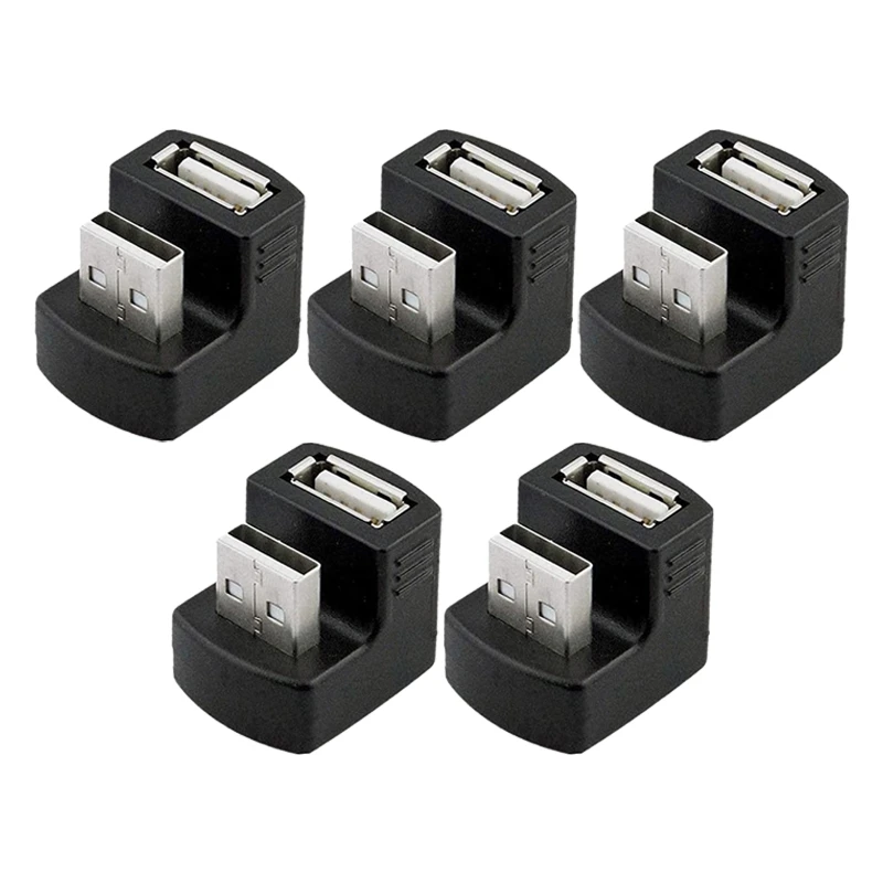 5 Pack Down Angle USB 2.0 Adapter a Male to Female Extension 90 180 Degree Adapter for LTE Adapter to Power Bank
5 Pack Down Angle USB 2.0 Adapter a Male to Female Extension 90 180 Degree Adapter for LTE Adapter to Power Bank