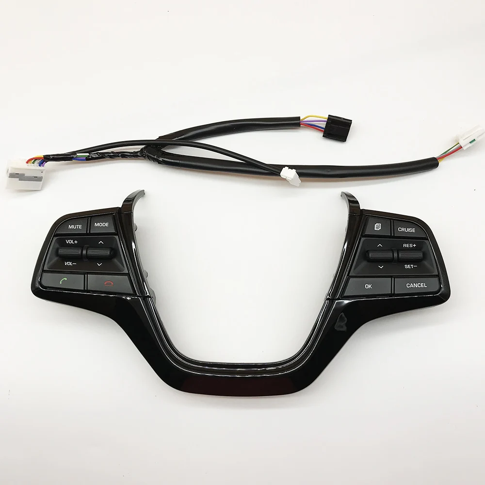 Original For Hyundai Elantra 1.6L Car Bluetooth Button Control Volume Channel Phone Cruise Control Steering Wheel Buttons Switch
Original For Hyundai Elantra 1.6L Car Bluetooth Button Control Volume Channel Phone Cruise Control Steering Wheel Buttons Switch