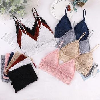 Women Lingerie Set Lace Seamless Paded Bra Set Simple Sling Underwear Female Tube Top Gathered Bottom Deep-V Bra And Panty Set
Women Lingerie Set Lace Seamless Paded Bra Set Simple Sling Underwear Female Tube Top Gathered Bottom Deep-V Bra And Panty Set