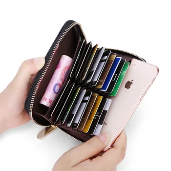 JIULINKorean-Style Multi-Function Card Holder Large Capacity RFID xin yong ka bao Long Male Ms duo ka wei Organ Card Holder
JIULINKorean-Style Multi-Function Card Holder Large Capacity RFID xin yong ka bao Long Male Ms duo ka wei Organ Card Holder