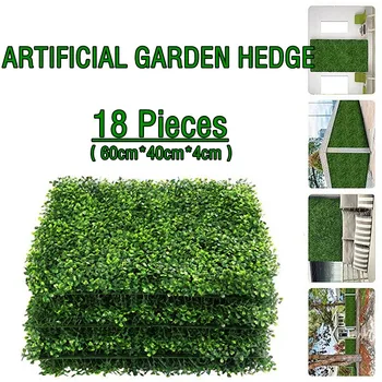 14/16/18 pcs BOXWOOD HEDGE ARTIFICIAL PLANTS MAT PRIVACY FENCE SCREEN FAUX GREENERY WALL PANELS DECORATIVE SUITABLE FOR GARDEN
14/16/18 pcs BOXWOOD HEDGE ARTIFICIAL PLANTS MAT PRIVACY FENCE SCREEN FAUX GREENERY WALL PANELS DECORATIVE SUITABLE FOR GARDEN