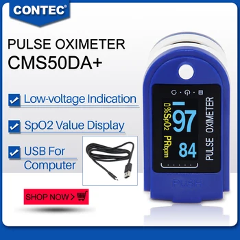 CONTEC Oximetro CMS50DA+ OLED Blood Oxygen Saturation Spo2 Pulse Rate Alarm Monitor,Software USB Finger Tip Pulse Oximeter
CONTEC Oximetro CMS50DA+ OLED Blood Oxygen Saturation Spo2 Pulse Rate Alarm Monitor,Software USB Finger Tip Pulse Oximeter