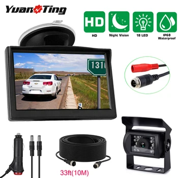 YuanTing 5 inch TFT LCD Monitor 4PIN Screen with 18 LED Rear View Truck Backup Camera Waterproof Night Vision Reversing System
YuanTing 5 inch TFT LCD Monitor 4PIN Screen with 18 LED Rear View Truck Backup Camera Waterproof Night Vision Reversing System