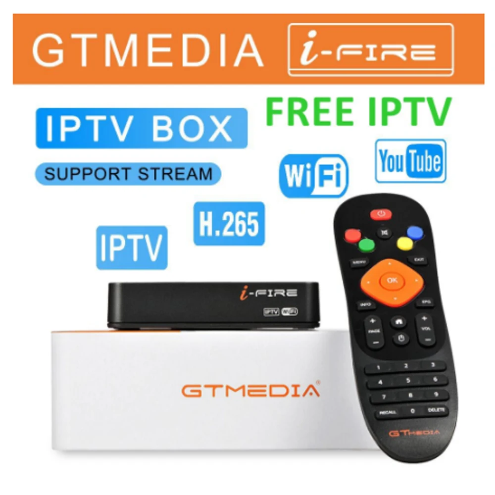New Arrival GTmedia IFIRE TV Box 4K HDR STB BOX Ultra HD WIFI Xtream Stalker Youtube Set top Box Media Player Internet
New Arrival GTmedia IFIRE TV Box 4K HDR STB BOX Ultra HD WIFI Xtream Stalker Youtube Set top Box Media Player Internet