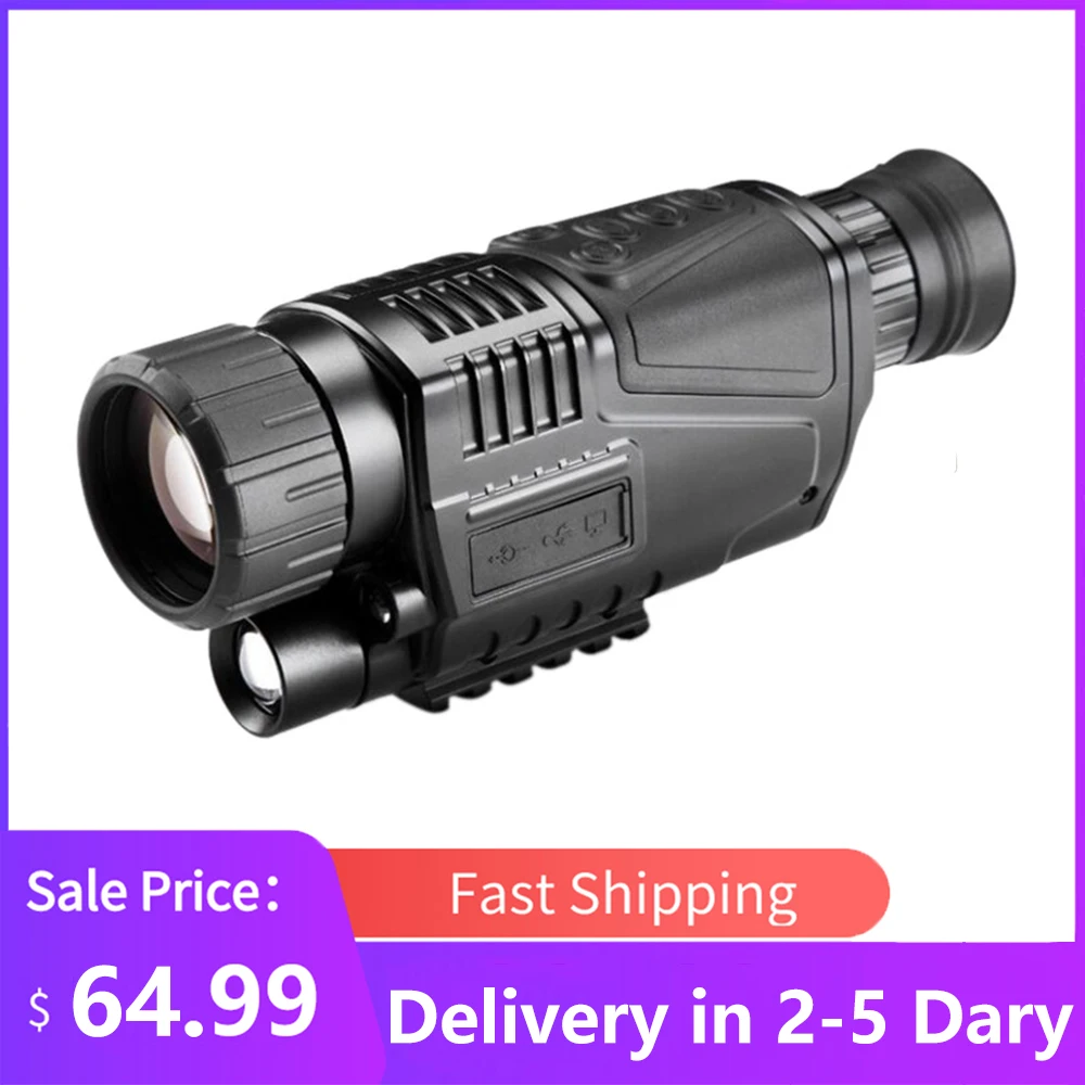 5X40 Digital Infrared Night-Vision Goggle Scope For Hunting Telescope Long Range With Camera Shoot Photo Recording Video(Us Plug
5X40 Digital Infrared Night-Vision Goggle Scope For Hunting Telescope Long Range With Camera Shoot Photo Recording Video(Us Plug