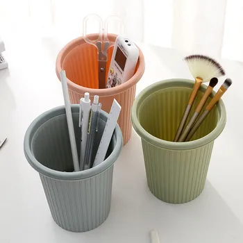 1 pc Multi-function Plastic Pen Holder Desk Organizer Pen Stand Pencil Pot Makeup Brush Holder Container Office Sundries Storage
1 pc Multi-function Plastic Pen Holder Desk Organizer Pen Stand Pencil Pot Makeup Brush Holder Container Office Sundries Storage
