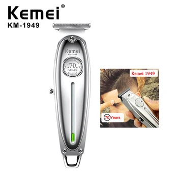 Kemei-1949 Barber Clippers Professional Hair Clipper All Metal Mens Electric Hair Trimmers 0mm Baldheaded Haircut Machine
Kemei-1949 Barber Clippers Professional Hair Clipper All Metal Mens Electric Hair Trimmers 0mm Baldheaded Haircut Machine