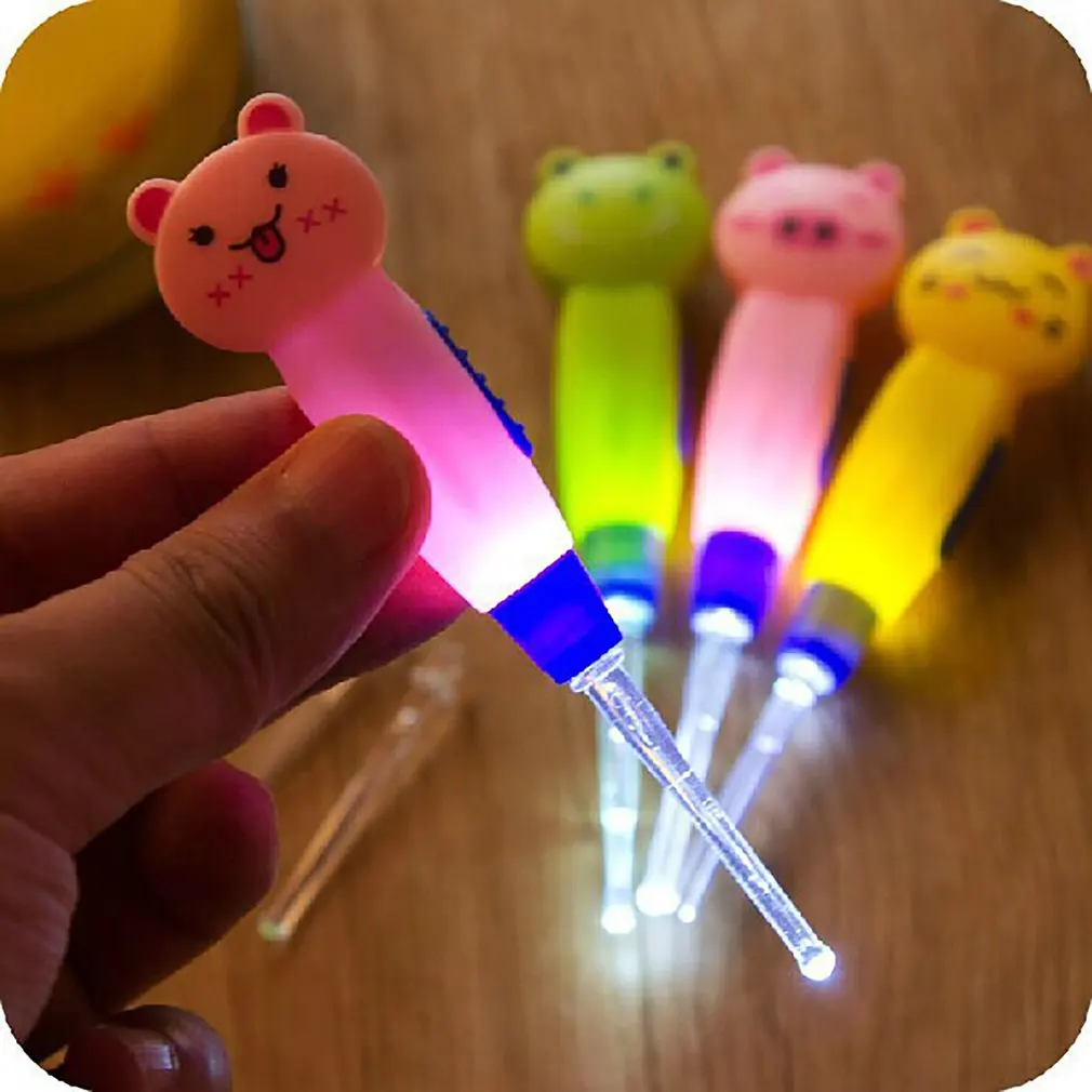 Ear Spoon Cleaning with LED Lighting Cute Cartoon Animal Detachable Earwax Remover Tool Safety Cleaner Spoon for Kids health
Ear Spoon Cleaning with LED Lighting Cute Cartoon Animal Detachable Earwax Remover Tool Safety Cleaner Spoon for Kids health