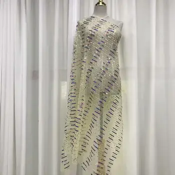 Latest style high quality French Nigerian sequins net lace,African tulle mesh sequence lace fabric for party dress 5yards/lot
Latest style high quality French Nigerian sequins net lace,African tulle mesh sequence lace fabric for party dress 5yards/lot