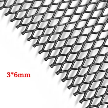 Front Bumper Car Mesh Grille 40\"x13\" Black Rhombic Grille Mesh Sheet Aluminum Alloy 3x6mm Durable Useful Practical
Front Bumper Car Mesh Grille 40\"x13\" Black Rhombic Grille Mesh Sheet Aluminum Alloy 3x6mm Durable Useful Practical
